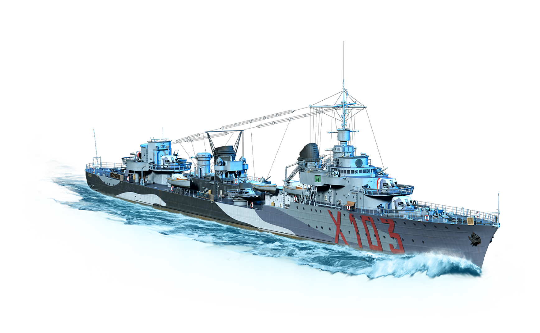 Le Terrible WoWS Legends Stats + Builds Tier VI Destroyer